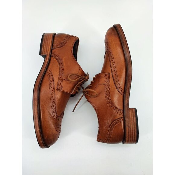 Cole Haan Men\'s Tan Brown Wingtip Oxfords main image 8